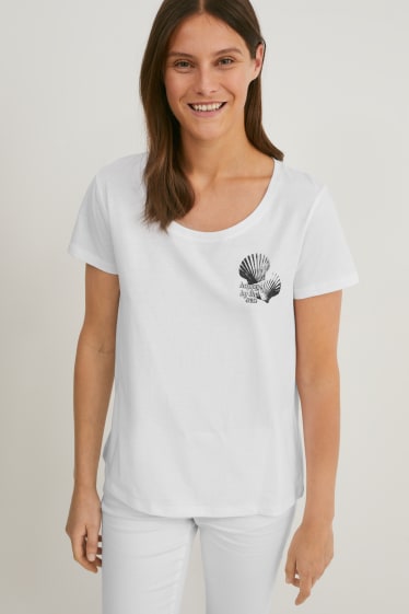 Femmes - T-shirt - blanc