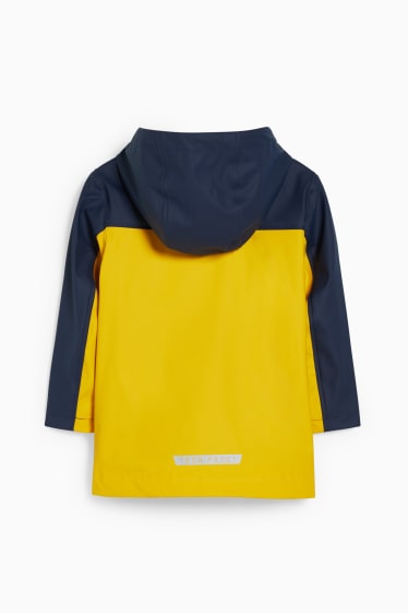 Children - Rain jacket with hood - yellow