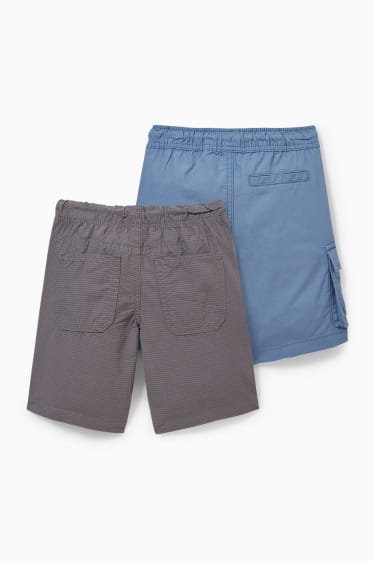 Niños - Pack de 2 - shorts - azul