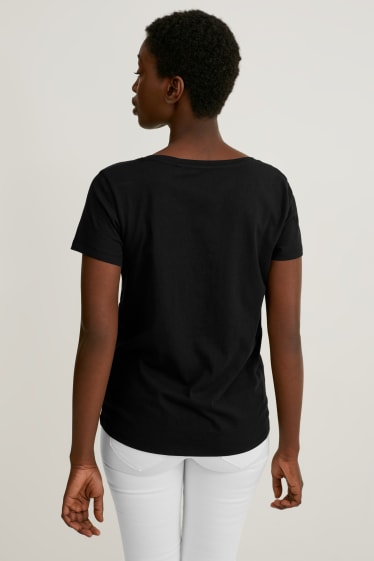 Femmes - T-shirt - noir