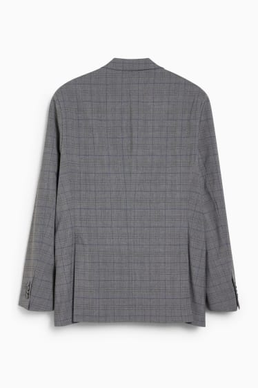 Hommes - Veste de costume - regular fit - LYCRA® - à carreaux - gris chiné