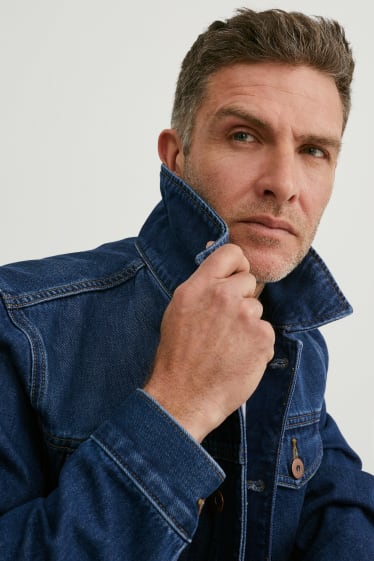 Men - Denim jacket - blue denim