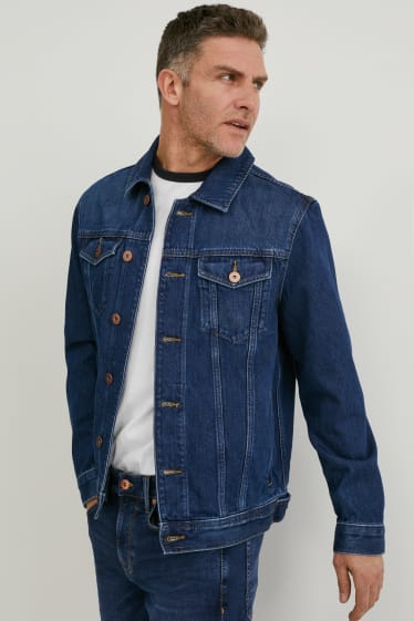 Herren - Jeansjacke - jeansblau