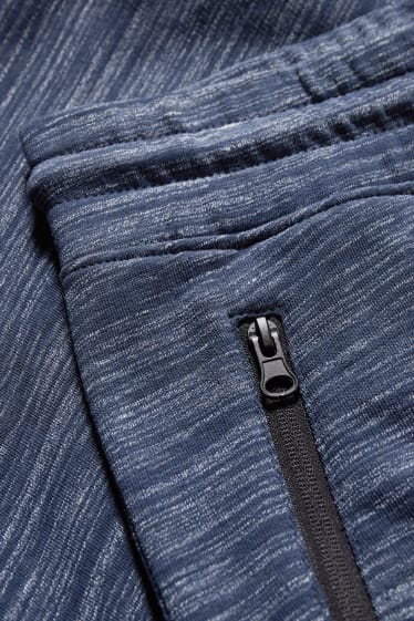 Men - CLOCKHOUSE - sweat shorts - dark blue-melange