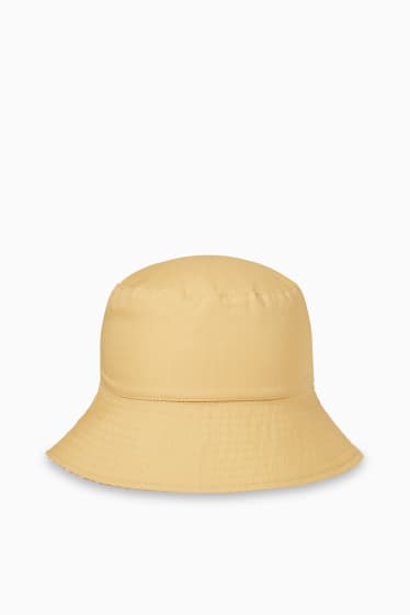 Mujer - Sombrero reversible - naranja claro