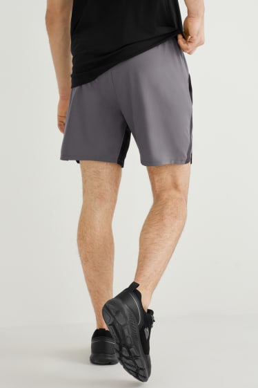 Uomo - Shorts tecnici - Flex - LYCRA® - grigio