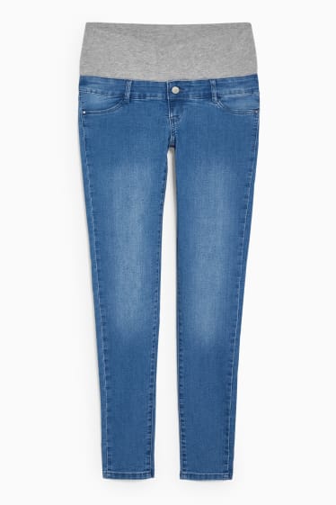Kobiety - Dżinsy ciążowe - skinny jeans - dżins-niebieski