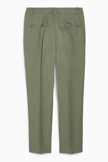 Donna - Pantaloni - slim fit - verde