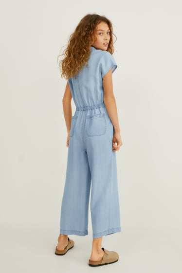 Children - Jumpsuit - denim-light blue