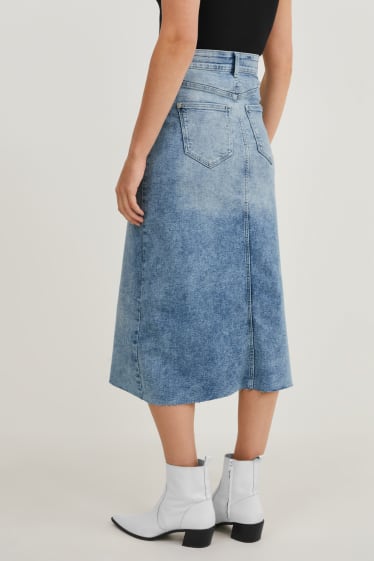 Mujer - Falda vaquera - vaqueros - azul claro