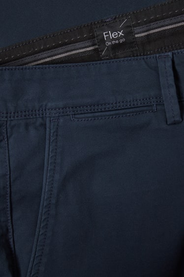 Uomo - Chino - slim fit - Flex - LYCRA® - blu scuro