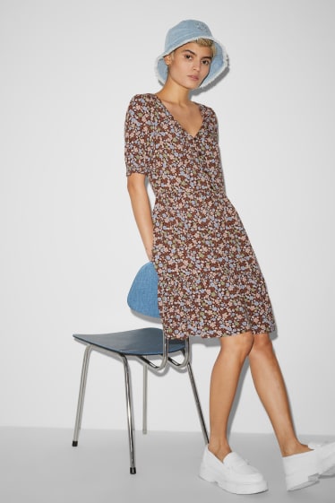 Women - CLOCKHOUSE - dress - floral - brown