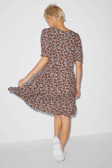 Women - CLOCKHOUSE - dress - floral - brown