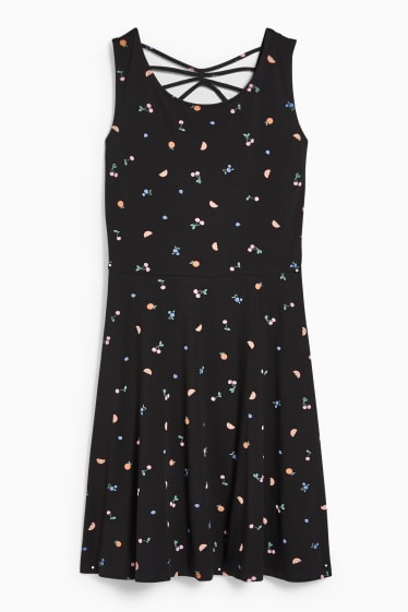 Teens & young adults - CLOCKHOUSE - dress - floral - black