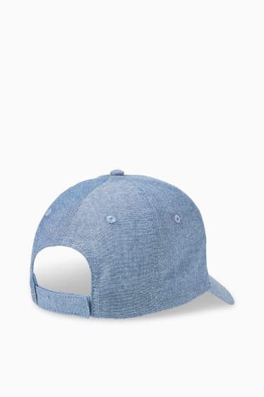 Kinder - Baseballcap - hellblau-melange