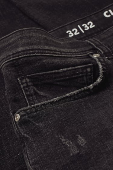 Heren - CLOCKHOUSE - skinny jeans - jeansdonkergrijs