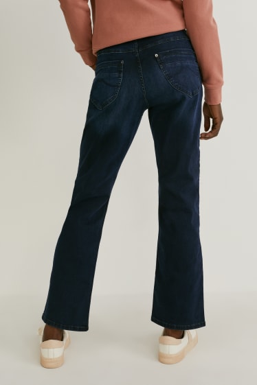 Femei - MUSTANG - straight jeans - high waist - Sissy - denim-albastru