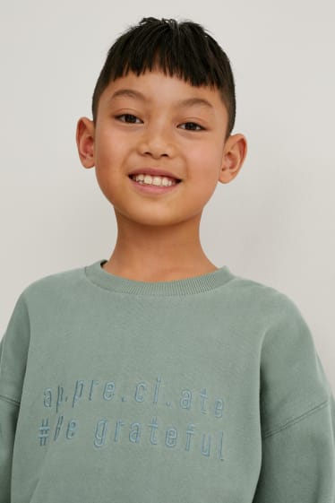 Kinder - Sweatshirt - genderneutral - hellgrün