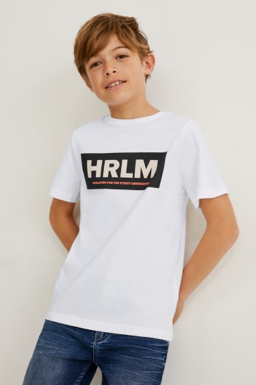 Dětské - Multipack 4 ks - tričko s krátkým rukávem - bílá