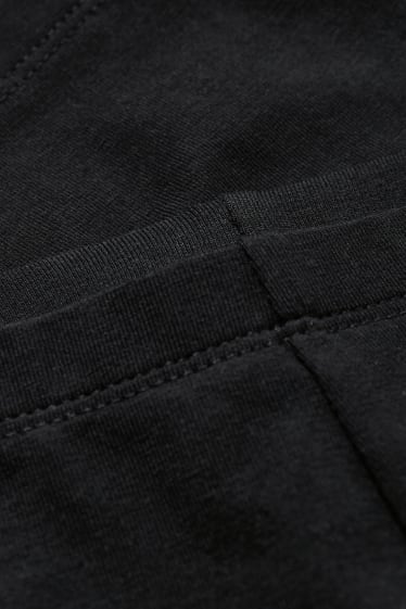 Dětské - Multipack 2 ks - elastické šortky - černá