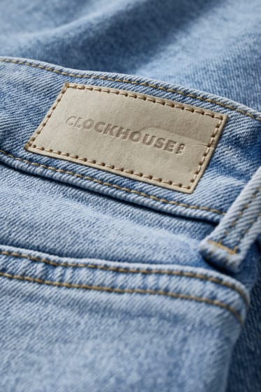 Femmes - CLOCKHOUSE - jean flare - high waist - jean bleu clair