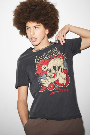 Men - CLOCKHOUSE - T-shirt - Metallica - black