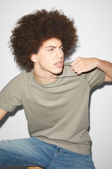 Uomo - T-shirt - verde