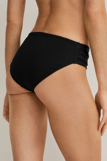 Women - Bikini bottoms - hipsters - mid-rise waist - black