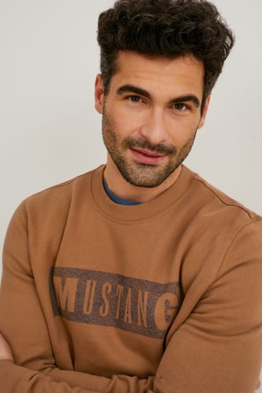 Men - MUSTANG - sweatshirt - havanna