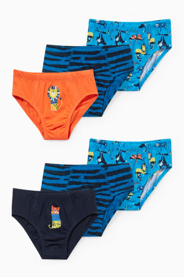 Children - Multipack of 6 - briefs - blue