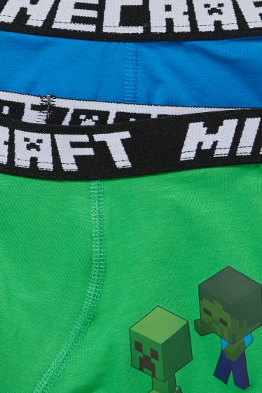 Kinderen - Set van 2 - Minecraft - boxershort - blauw