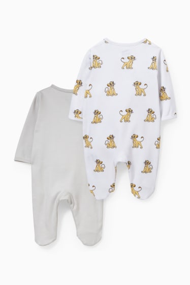 Babys - Multipack 2er - Der König der Löwen - Baby-Schlafanzug - grau