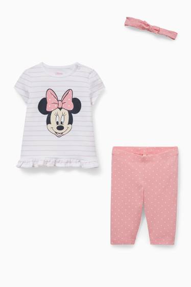 Babies - Minnie Mouse - baby outfit - 3 piece - white