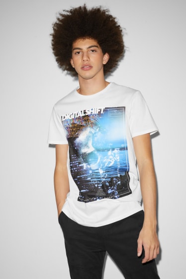 Uomo - CLOCKHOUSE - t-shirt - bianco