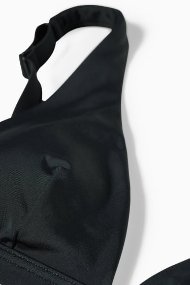 Women - Bikini top - triangle - padded - black