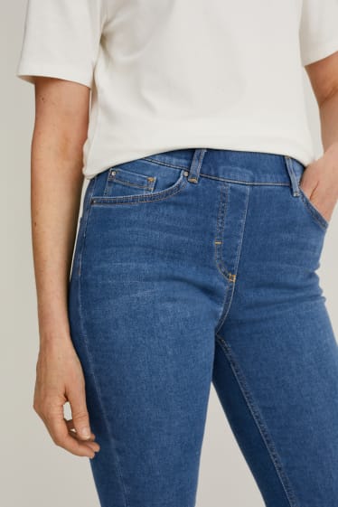 Donna - Jegging jeans - vita media - jeans azzurro
