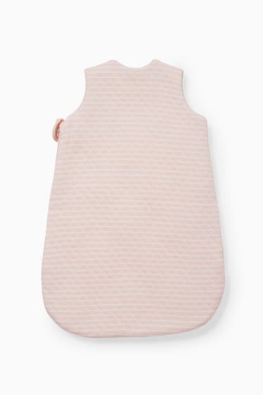 Babies - Baby sleeping bag - striped - rose