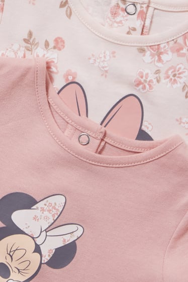 Bébés - Lot de 2 - Minnie Mouse - T-shirts - rose