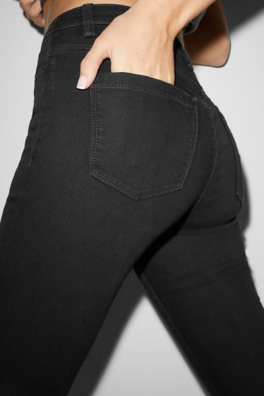 Damen - CLOCKHOUSE - Super Skinny Jeans - High Waist - schwarz