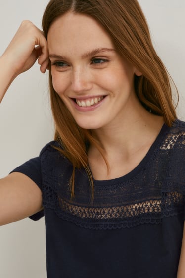 Women - T-shirt - dark blue