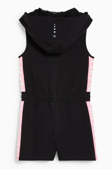 Children - Jumpsuit with hood - black