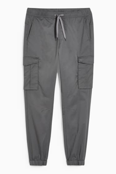 Mężczyźni - Spodnie funkcyjne - Hiking - tapered fit - ciemnozielony