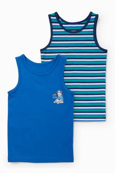 Children - Multipack of 2 - vest - dark blue