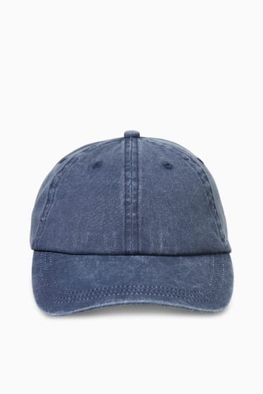 Herren - Cap - jeans-dunkelblau