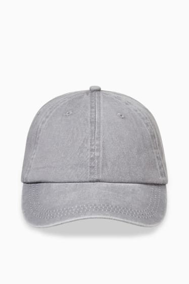 Uomo - Cappellino - jeans grigio chiaro
