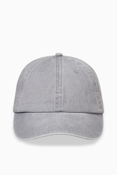 Men - Cap - denim-light gray