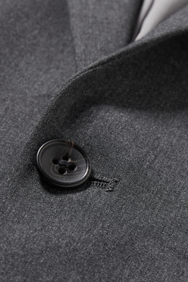 Hommes - Veste de costume - regular fit - Flex - LYCRA®  - gris foncé