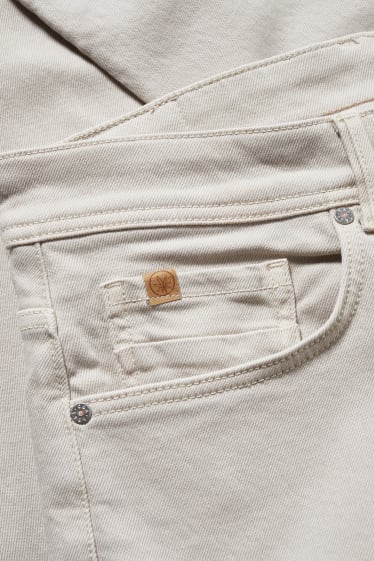 Men - Slim jeans - with hemp fibres - LYCRA® - taupe