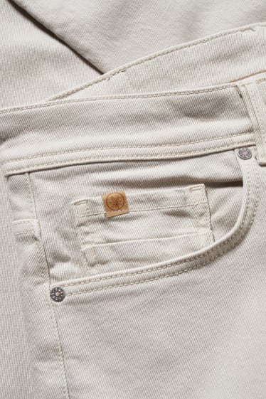 Men - Slim jeans - with hemp fibres - LYCRA® - taupe