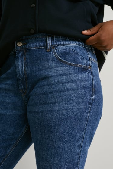 Damen - Tapered Jeans - jeansblau